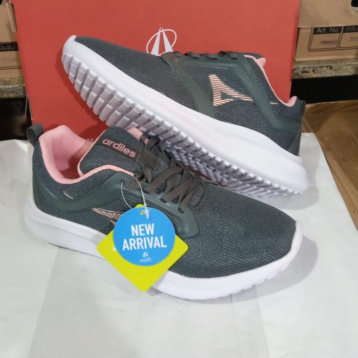BARU sepatu sneakers wanita Ardiles kigayo original abu abu
