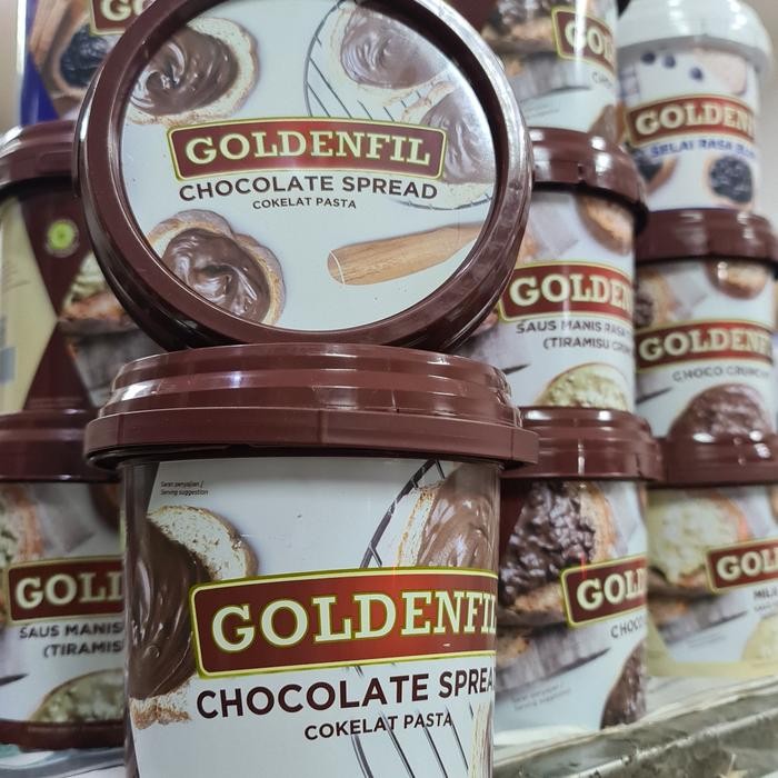 

Goldenfil Chocolate Pread Jam 1 G Elai Colat Rip Nutella Cere
