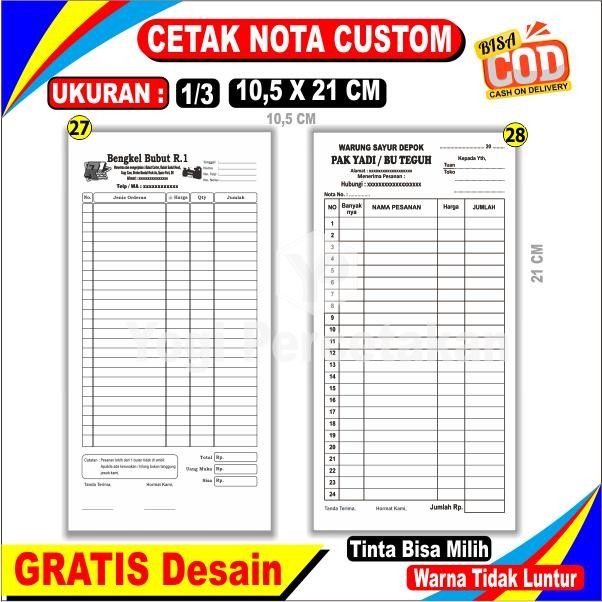 

Nota Bon 3 Ply Cetak Pakai Nomor Desain Bisa Kita Bantu