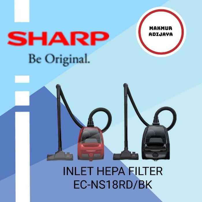 Inlet Hepa Filter Vakum Cleaner Sharp EC-NS18-RD EC-NS18-BK Original