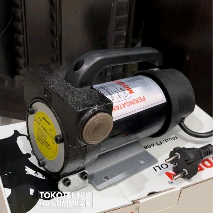 Mesin Pompa oli Listrik Modern FY608 FY-608 Pompa oli DC aki FY607 FY-607