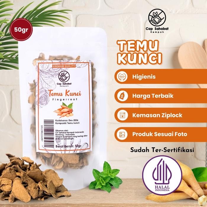 

50gr Temu Kunci / Fingerroot / Rempah / JSR 100% PREMIUM QUALITY