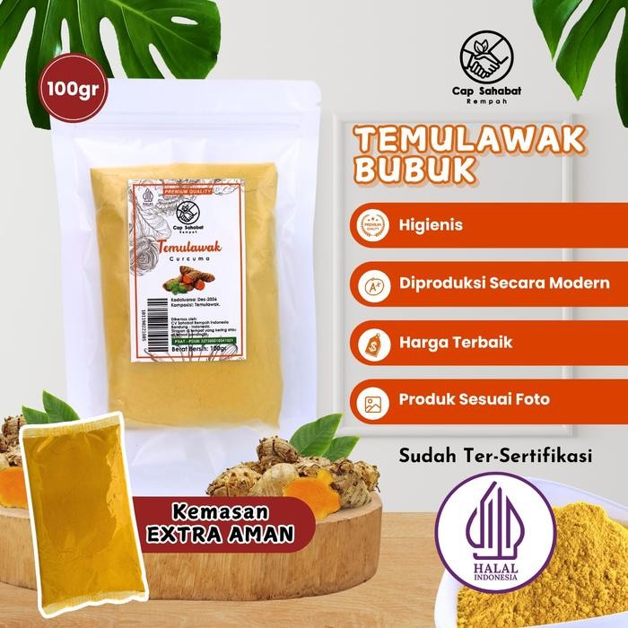 

100gr Temulawak Bubuk / Ground Java Turmeric / Rempah/JSR 100% PREMIUM