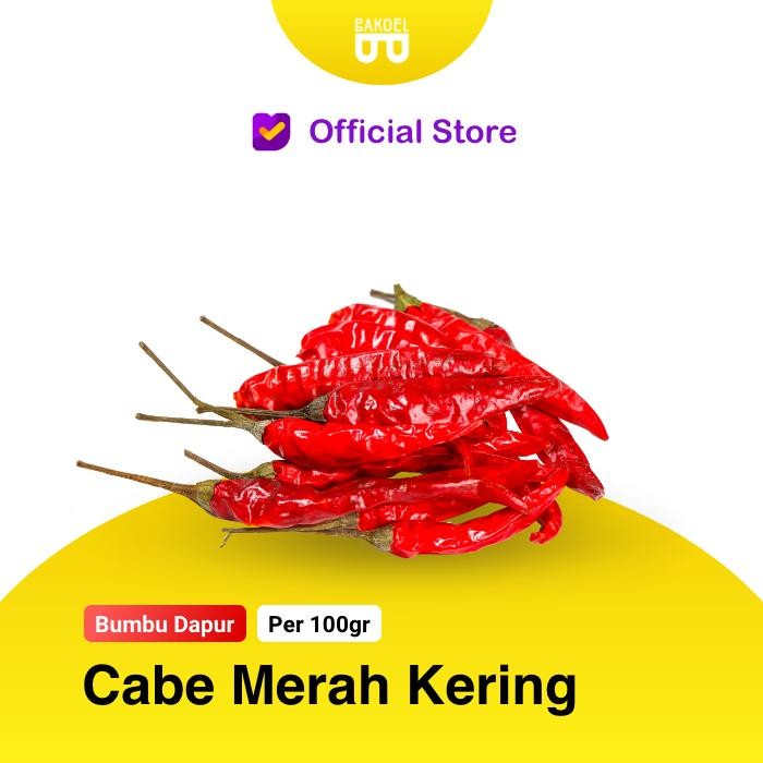 

cabe merah kering - harga per @100gr