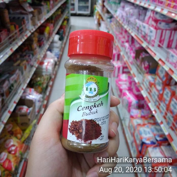 

113 SATU SATU TIGA CENGKEH BUBUK 40GR