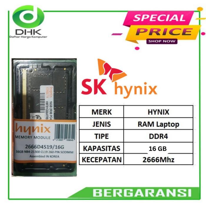 HYNIX DDR4 SODIM HYNIX 16GB 2666