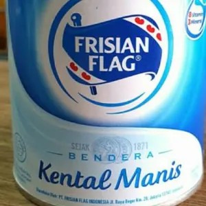 susu bendera kental manis kaleng
