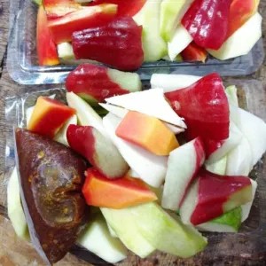 

rujak buah campur + sambal 1per pack