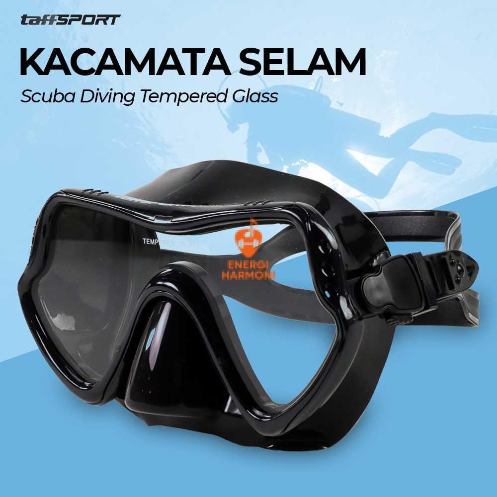 TAFFSPORT ZACRO Kacamata Selam Scuba Diving Snorkeling