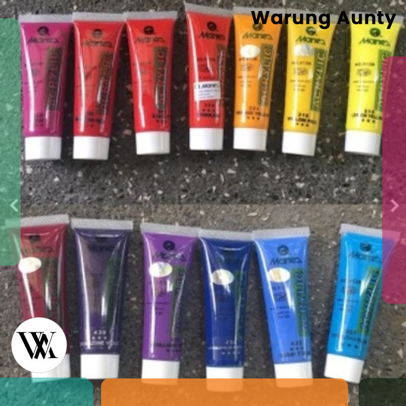 

MARIES ACRYLIC PAINT 30 ML CAT AKRILIK PROFESIONAL SEKOLAH ANAK KUAS KERAJINAN TERMURAH TERLENGKAP WARNI COLOUR PASTEL Warung Aunty Murah Bandung