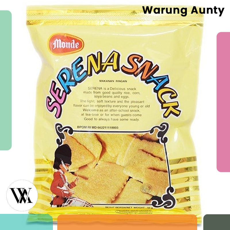 MONDE SERENA GOLD 30gr SNACK CEMILAN ANAK MAKANAN RINGAN BISKUIT WAFER KUE GROSIR MURAH 30 gr KECIL 