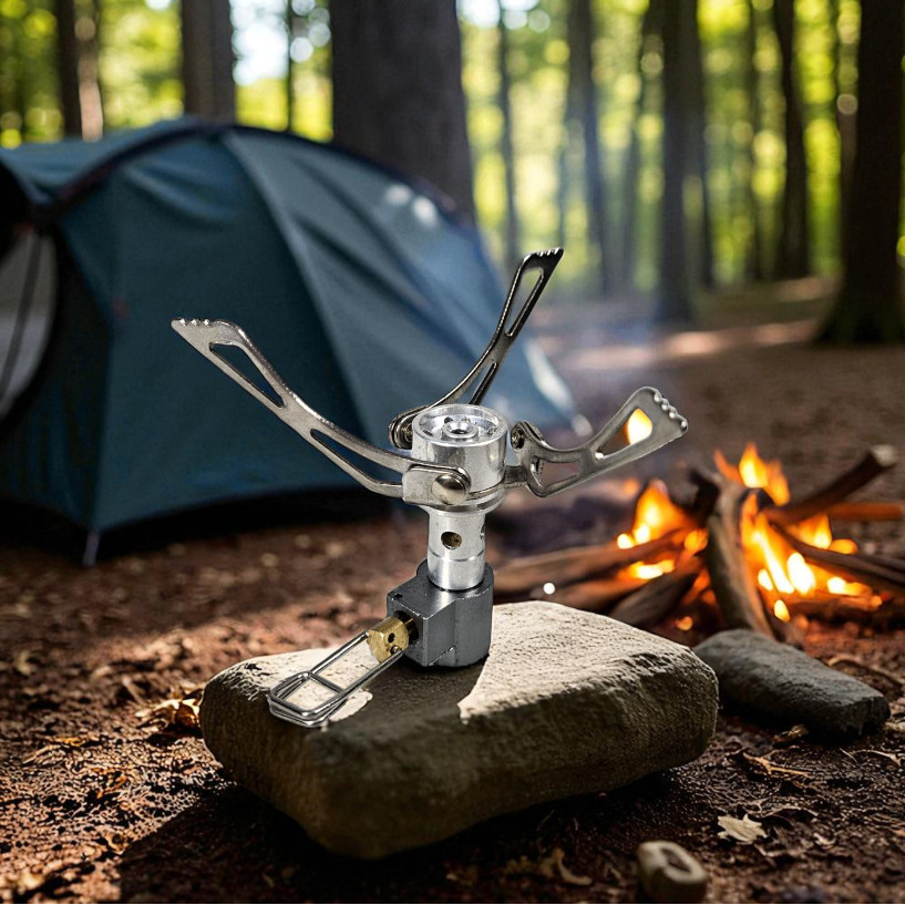[Bagusnya] HEWOLF Kompor Gas Portable Mini Lipat Outdoor Ultralight Camping Stove - G45