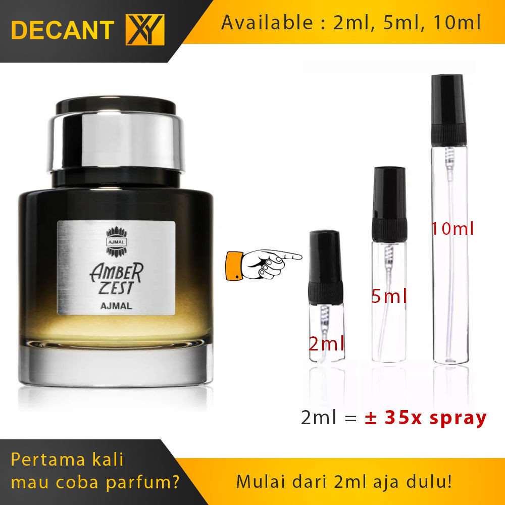 Decant Parfum Ajmal Amber Zest 2ml 5ml 10ml