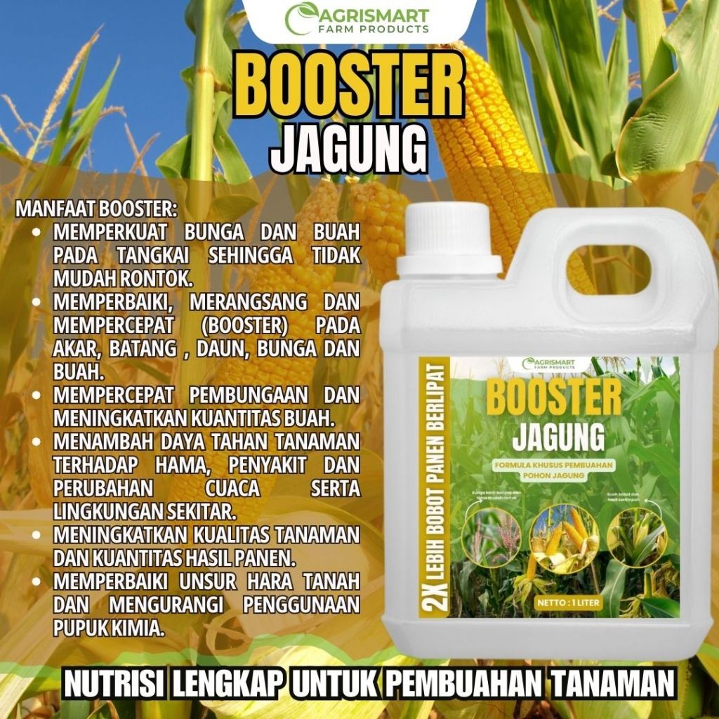 BOOSTER JAGUNG 1 LITER plus ZPT untuk Tanaman Jagung 1 Liter