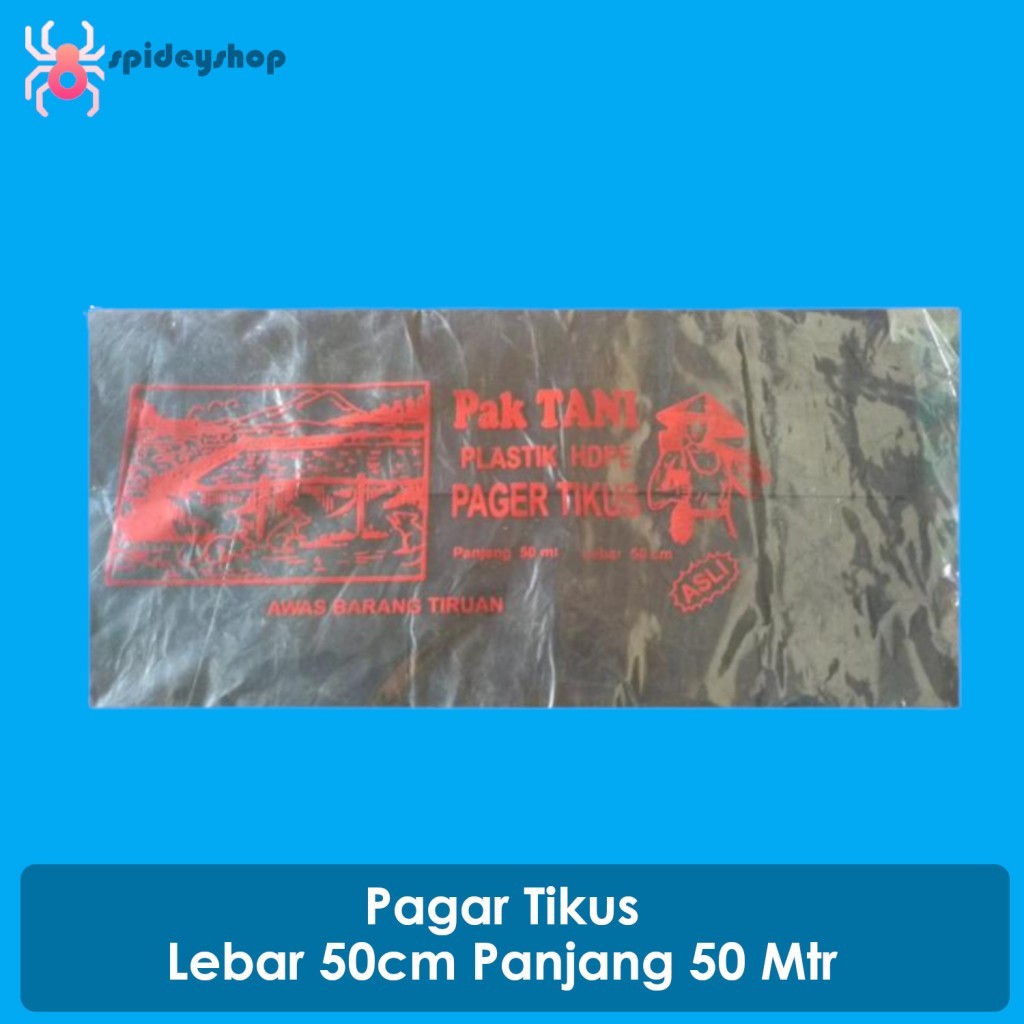 Plastik Pagar Tikus Pagar Plastik Sawah Panjang 50 Meter Tinggi 50 Cm