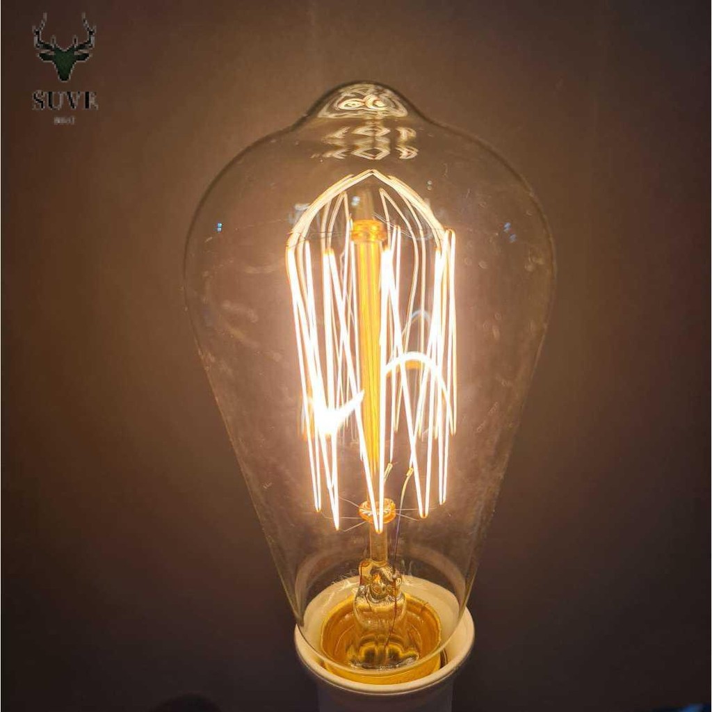 Official Store YNL Lampu Pijar Filamen Vintage Bohlam Edison E27 - ST64 best seller