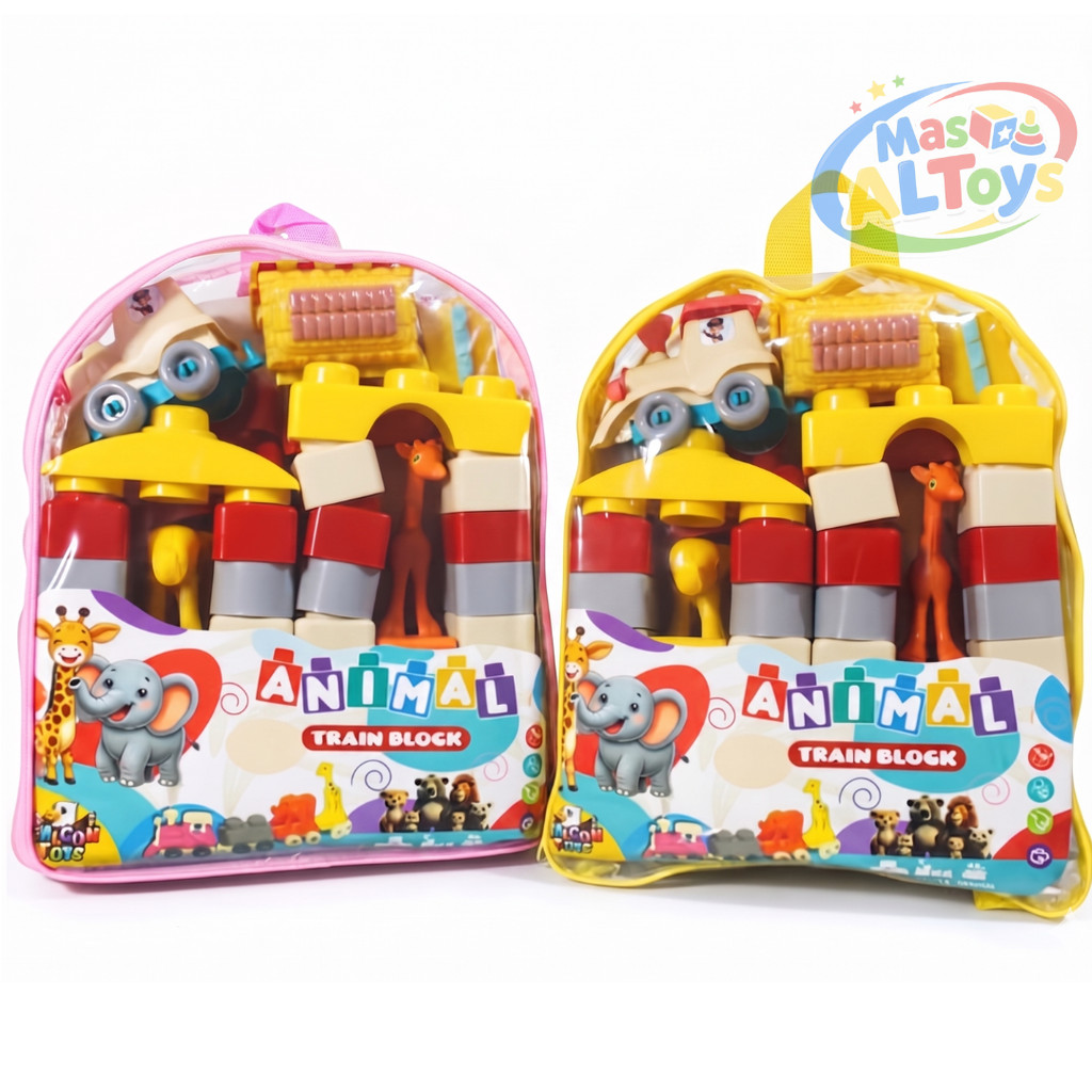 SET BLOCK ANAK 57 PCS MAINAN SUSUN KREATIVITAS AR101