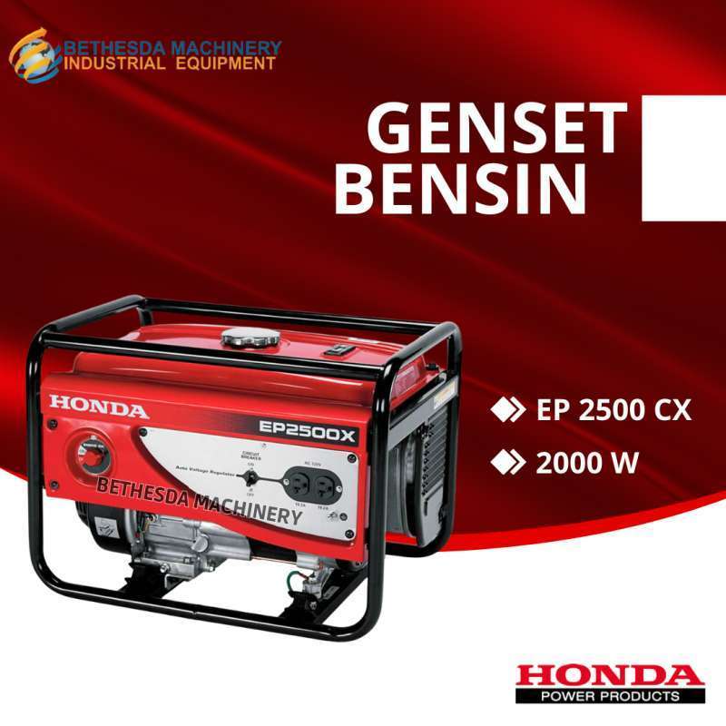 Genset HONDA EP2500CX 2.0 KVA Portable BENSIN