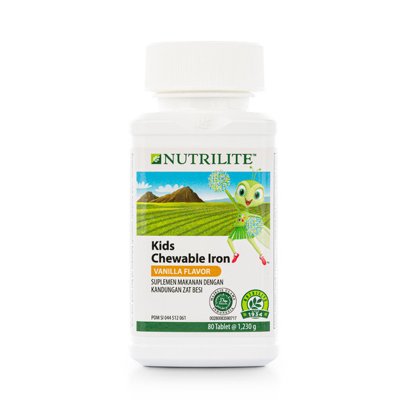 Nutrilite Chewable Iron Amway ORI/ Vitamin Zat Besi Anak Amway