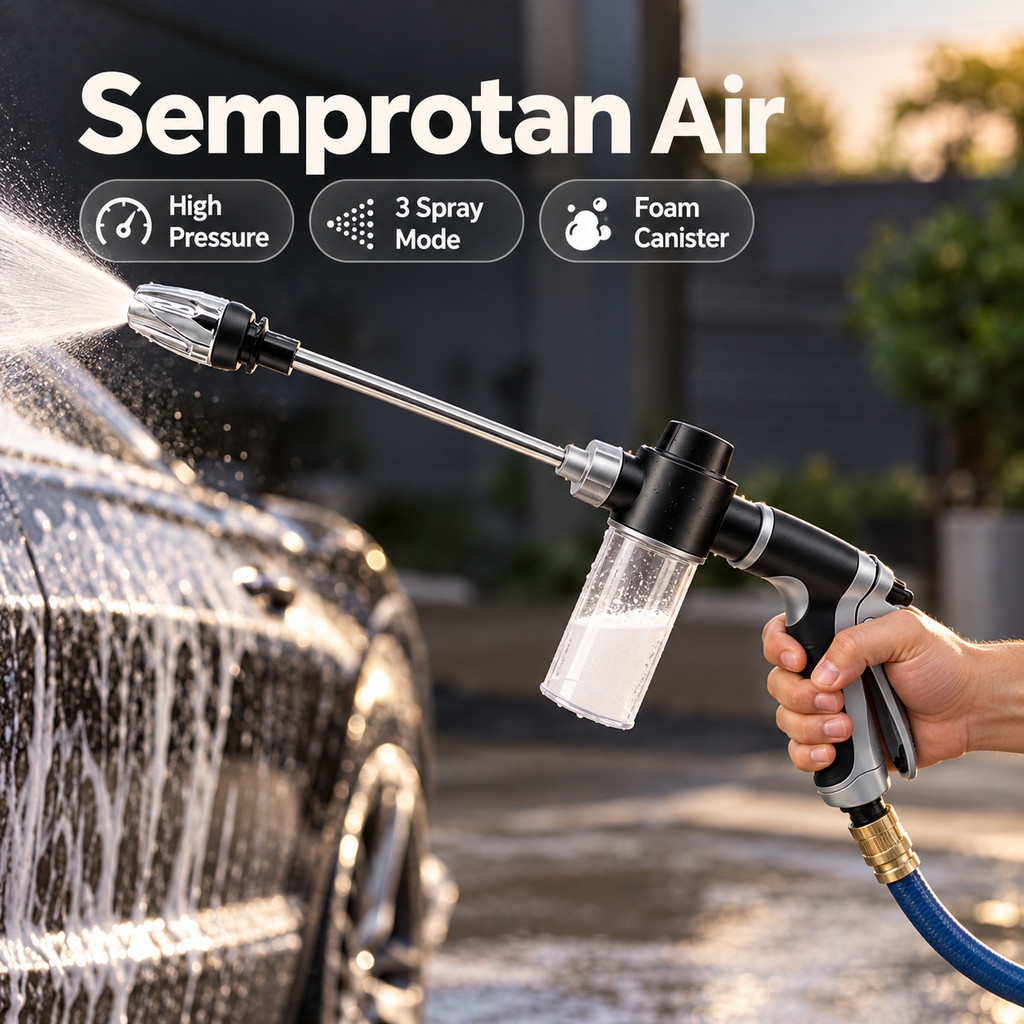 Semprotan Air Steam Cuci Mobil High Pressure Foam Water Gun - HP-10