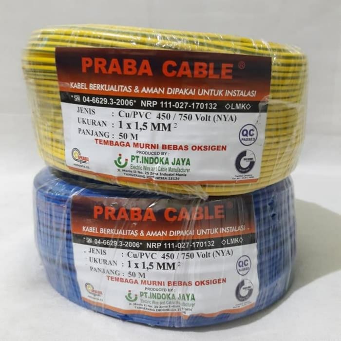 KABEL LISTRIK TUNGGAL NYA PRABA 11,5MM 50M