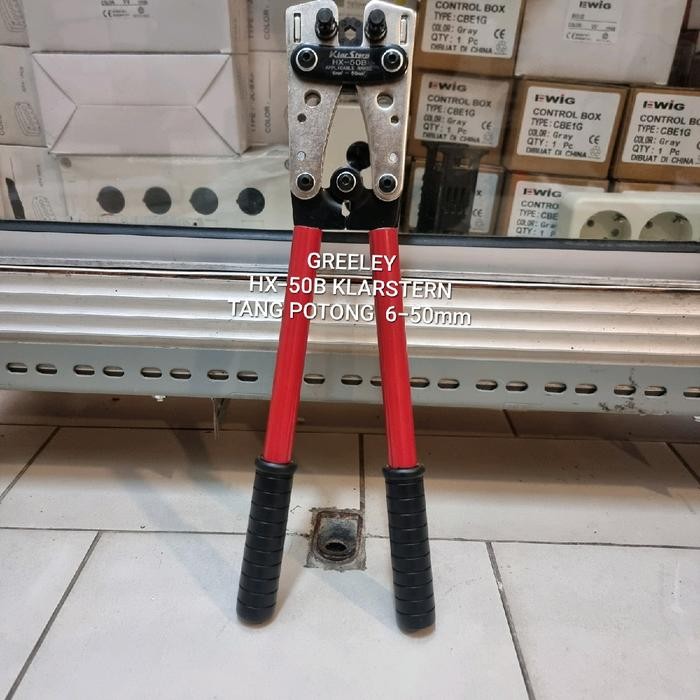 Alat Press Scun Cable Nechanical Crimping Tools Type HX-,50B Merk Klarstern Range Untuk Ukuran Scun