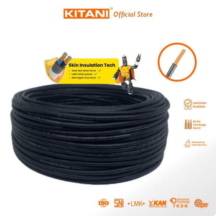 KITANI - NYAF 0.75 MM - 50 METER - KABEL TEMBAGA SERABUT