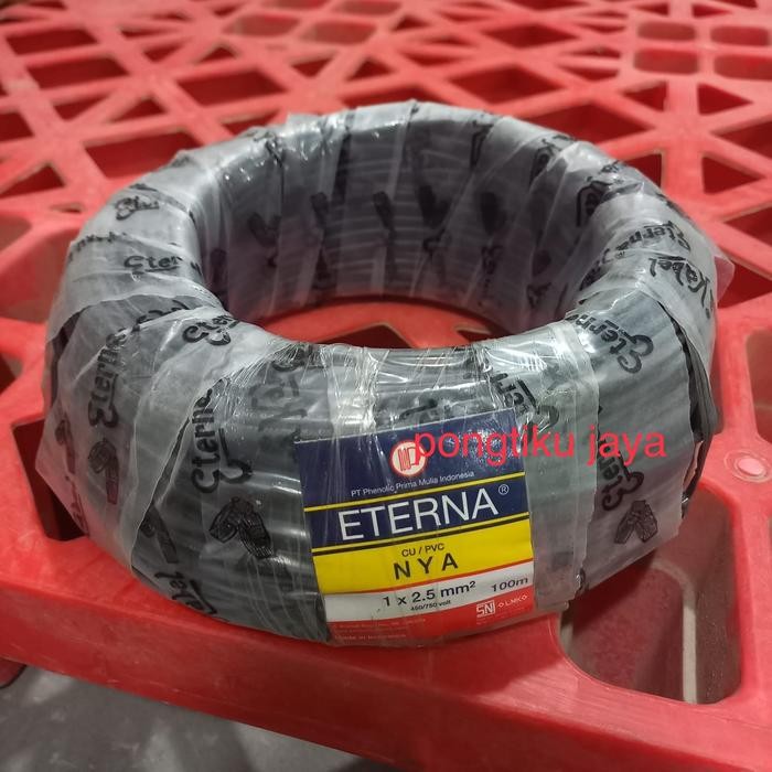 KABEL NYA 2,5 ETERNA 100METER KABEL TUNGGAL TEMBAGA