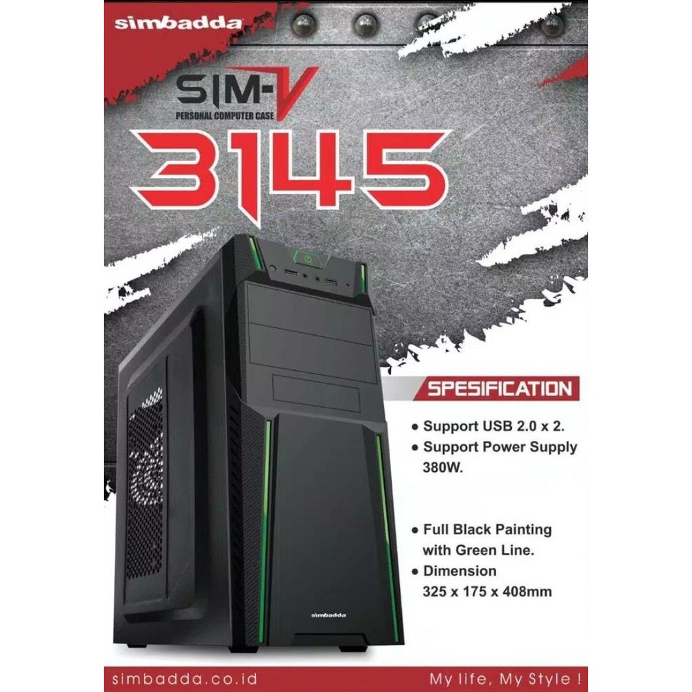 Casing simbada sim v 380 watt