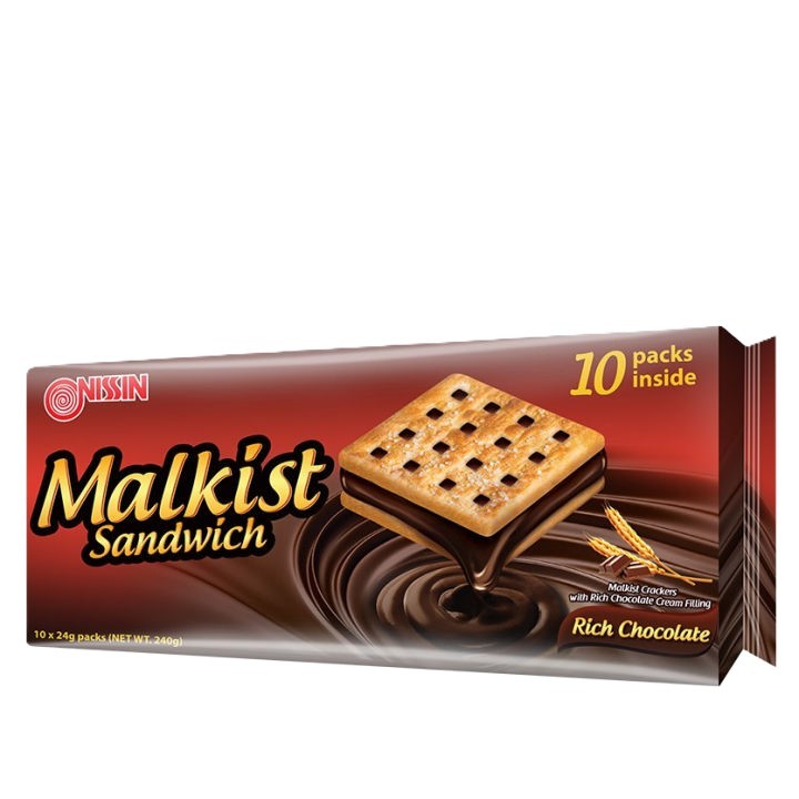 

Nissin Malkist Sandwich Choco 240G