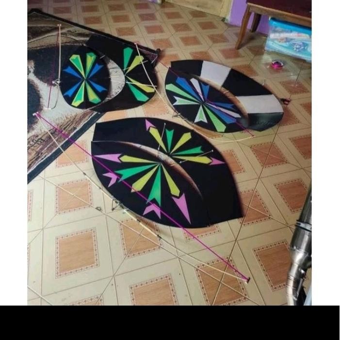 (Good) Kerangka layangan gapangan pegon 1 meter ( RAKIT SENDIRI) Mainan