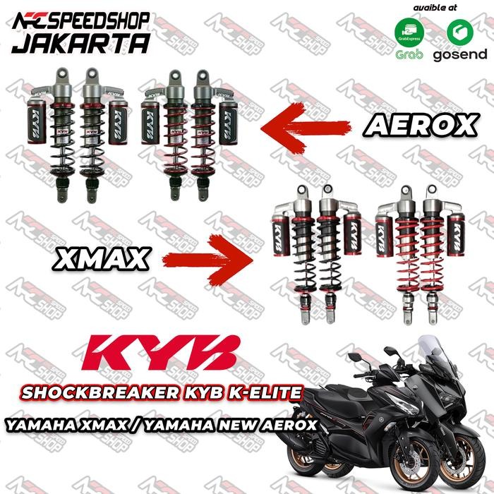Shock Breaker Kayaba KYB K Elite Series Yamaha Xmax Aerox Nmax New