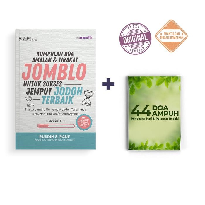 READY PAKET LENGKAP DOA AMALAN & TIRAKAT JOMBLO JEMPUT JODOH BUKU ISLAM DOA & DZIKIR