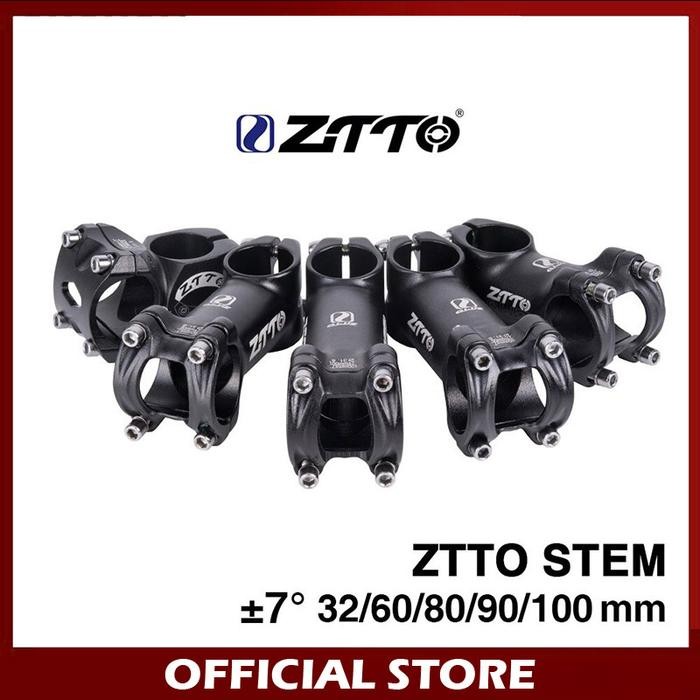 Polygon Exotic - Stem Sepeda Mtb Road Os Oversize 7 Derajat Hitam 32 - 100Mm