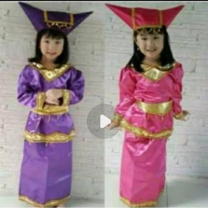 Pilihan- Pakaian Adat Padang Anak Tk & Sd // Baju Adat Anak Tk & Sd