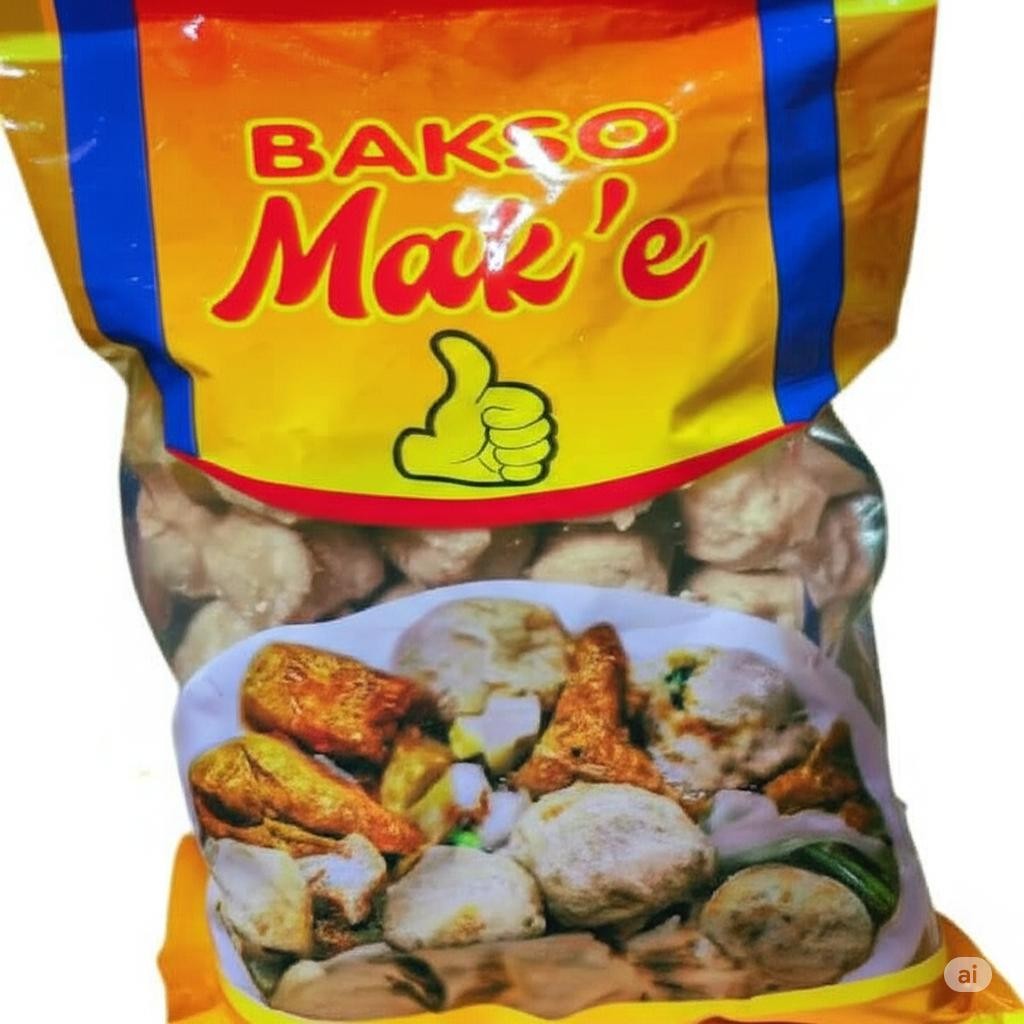 

Bakso Mak’e Super Besar 25pcs - Bakso Sapi Halal, Kenyal dan Gurih untuk Keluarga dan Jualan