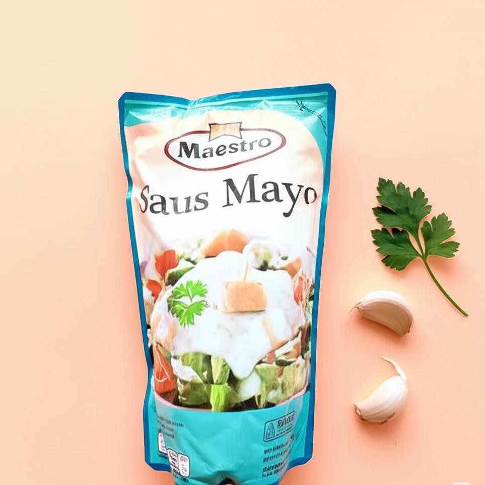 

Maestro Saus Mayo 500gr & 1 kg Halal - Rasa Original, Saus Mayo Lezat untuk Salad, Burger & Usaha