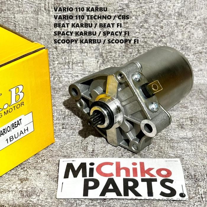 DINAMO STATER VARIO 110 KARBU TECHNO CBS BEAT SCOOPY SPACY KARBU FI INJEKSI DYNAMO STARTER BARU