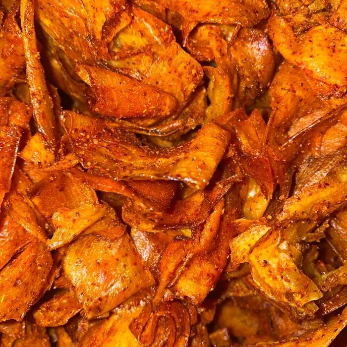 

(BUY 1 GET 1 ) Snack KRIPIK SINGKONG PEDAS GURIH 500 gram Keripik Cemilan Food Makanan Camilan pedas