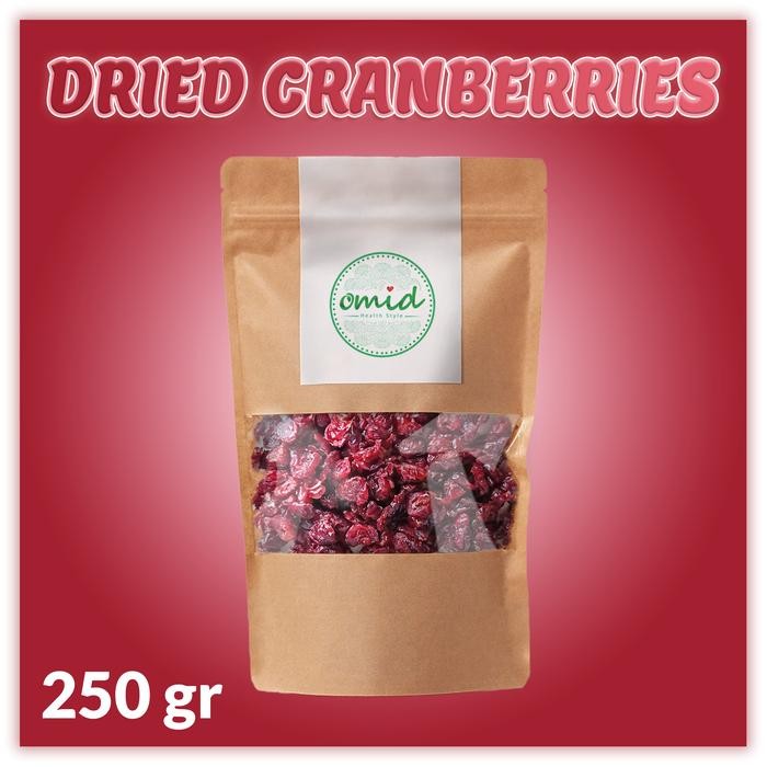 

Dried Cranberry (Manisan Buah Cranberry Kering) 250gr
