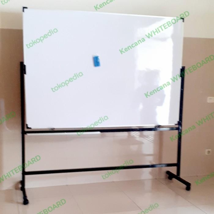 

white board standing magnetic double face 120 180 Cm