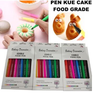 

SPIDOL UNTUK KUE DAN FONDANT WARNA PUTIH EDIBLE FOOD PEN WHITE COLORED