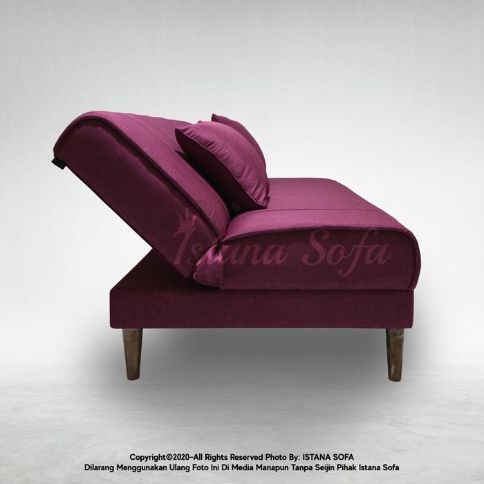 Sofabed / Sofa Bed Agnesia Minimalis Ungu