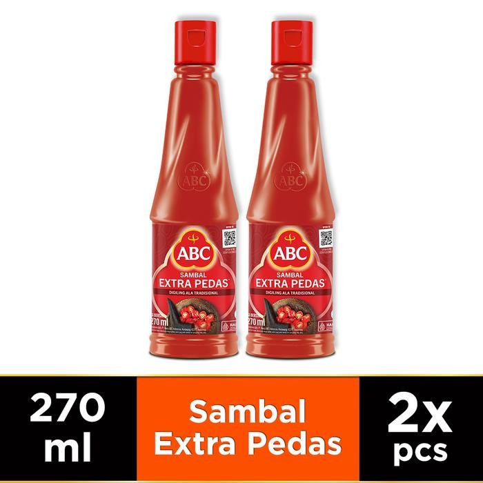 

ABC Saus Sambal Extra Pedas 270 ml - Twin Pack