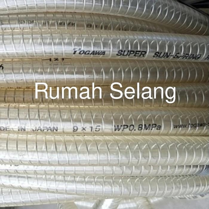 Selang Spring Togawa 9 x 15 / Selang Kawat Togawa 3/8 Inch / Selang