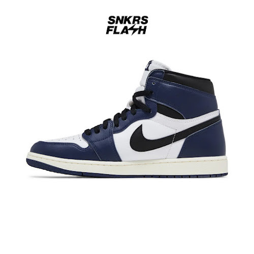 NIKE Air Jordan 1 Retro High Og Midnight Navy Sepatu Sneakers Pria - DZ5485401 - Size 47.5