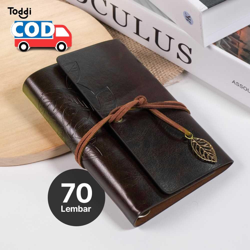 

Buku Catatan Binder Kulit Retro Kertas B7 dengan Tali Daun untuk Sekolah Kuliah dan Kantor