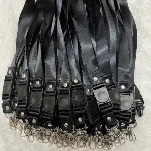 

LANYARD POLOS 2cm TALI ID CARD POLOS Hitam