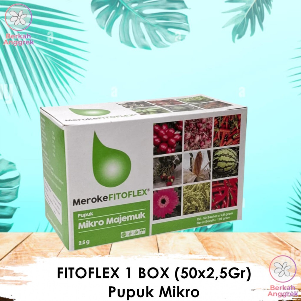 Meroke Fitoflex 2,5 Gram 1 Box Pupuk Mikro Lengkap