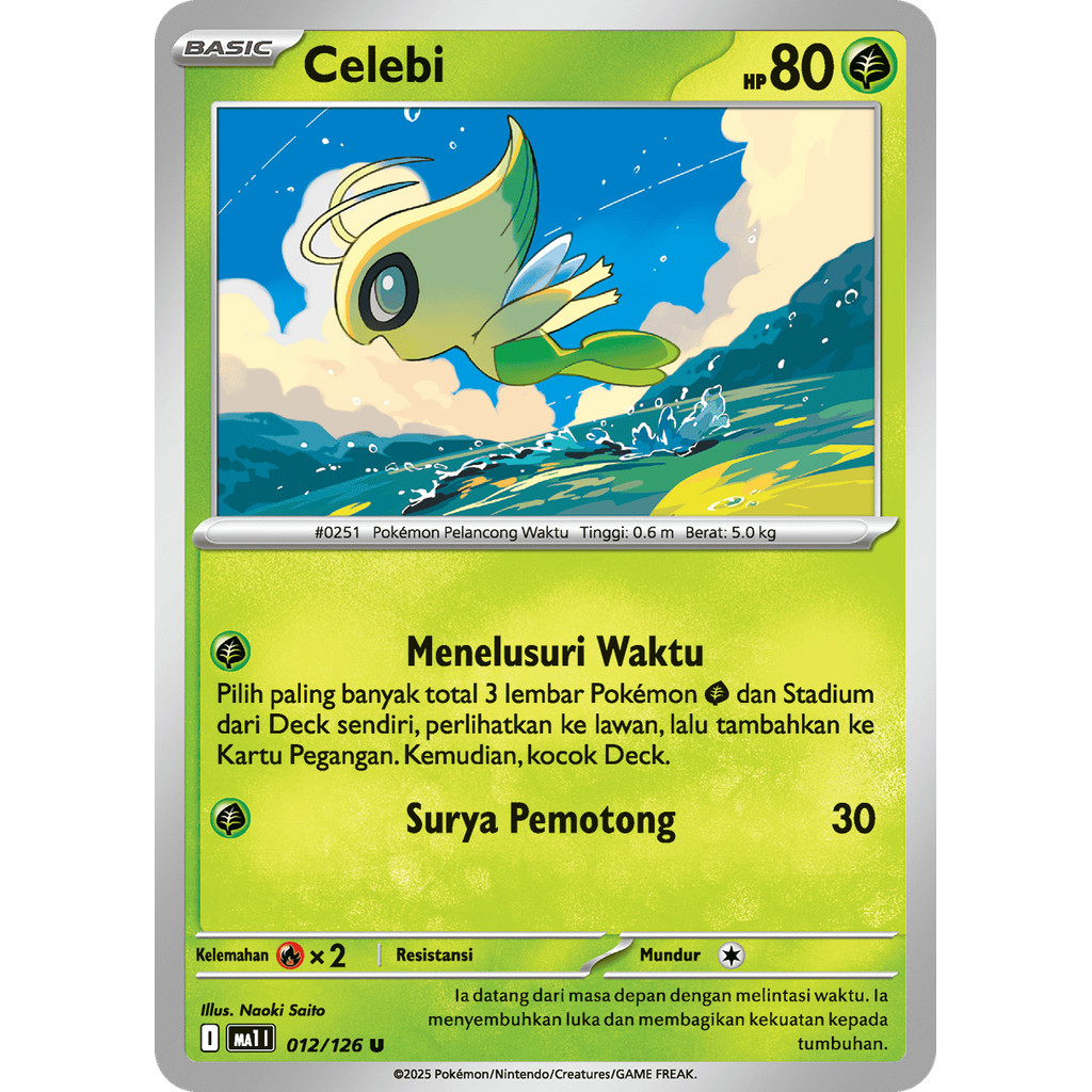Celebi U ma1 012/126 - Evolusi Mega - POKEMON TCG INDONESIA